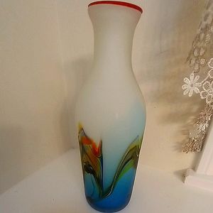 Mid Century Modern Italian art glass vase